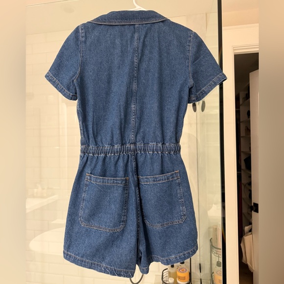 Reformation - Ruby Denim Romper - Picture 6 of 7